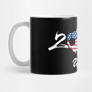 One Nation One Team Soccer Player USA 2022 Tee Funny US American Flag Girls Boys Mug